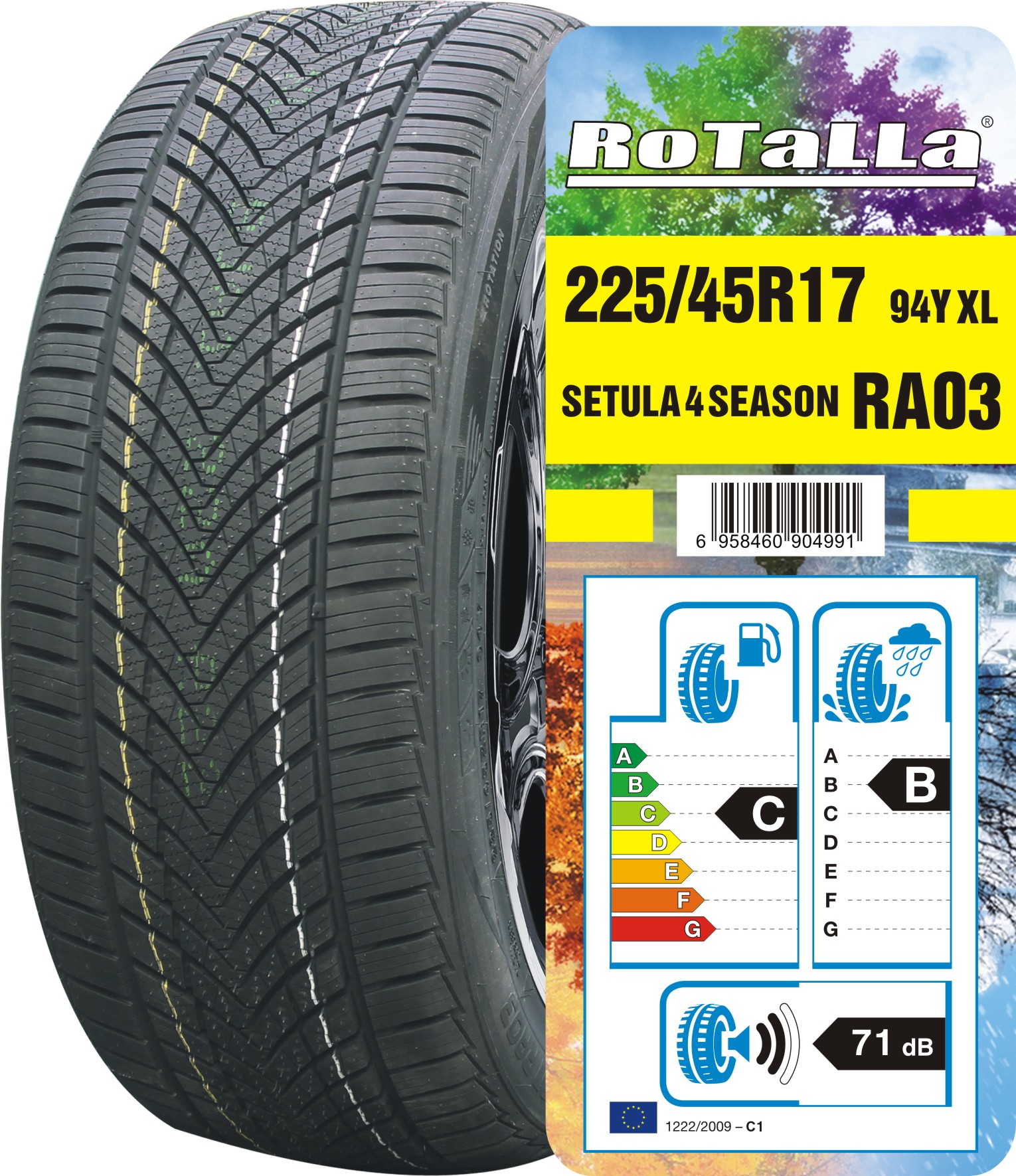 Rotalla all-season, winter tyres get their European debut