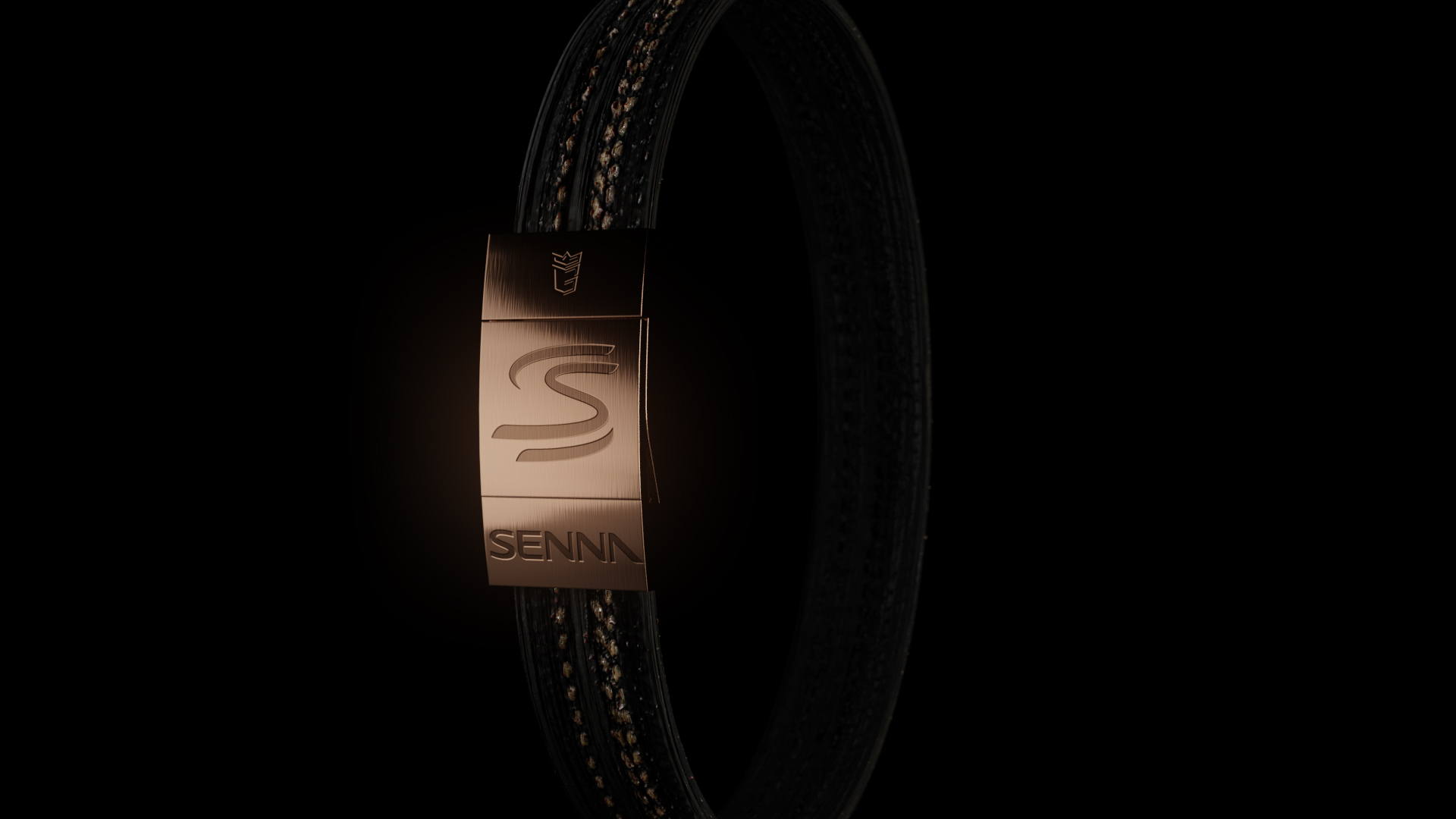 Bracelets made out of Senna European Grand Prix tyre