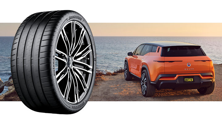 Bridgestone tyres for the Fisker Ocean