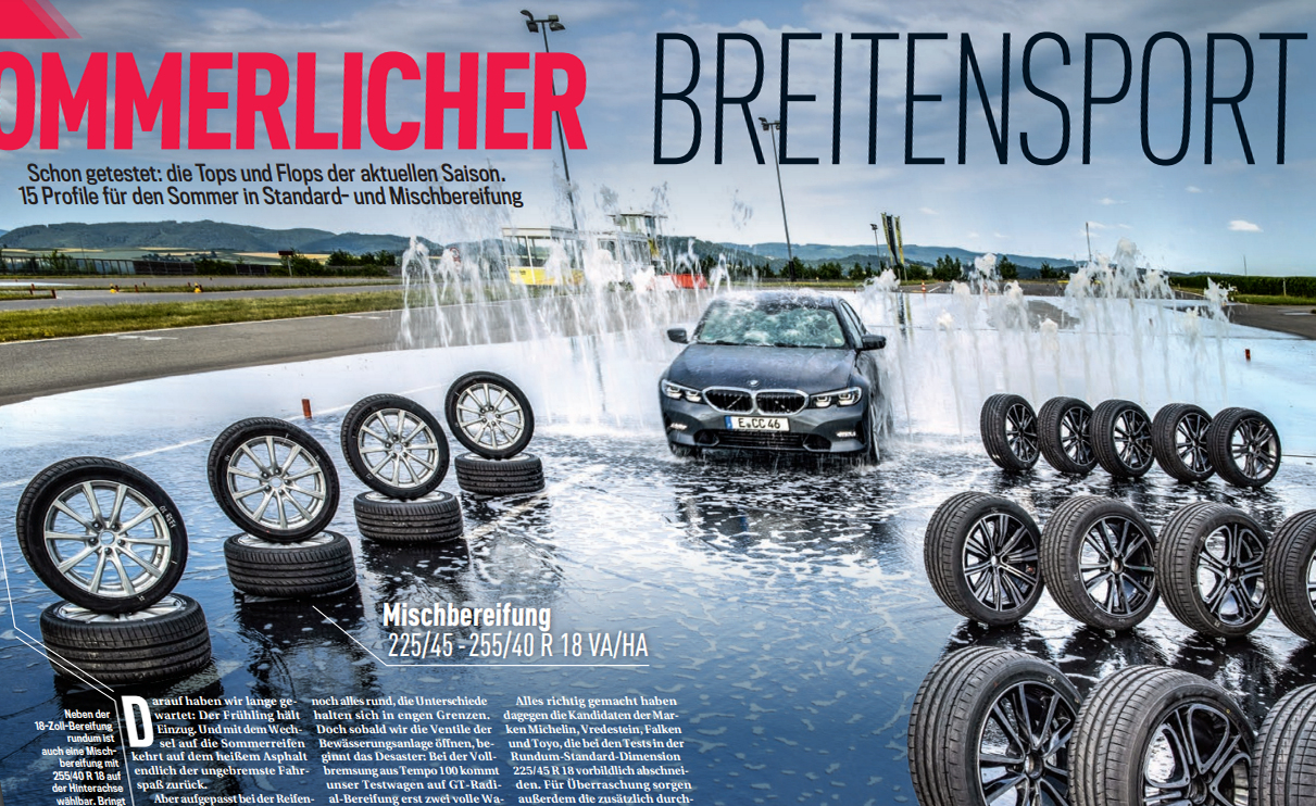 From top to flop – Auto Bild Sportscars tests summer tyres