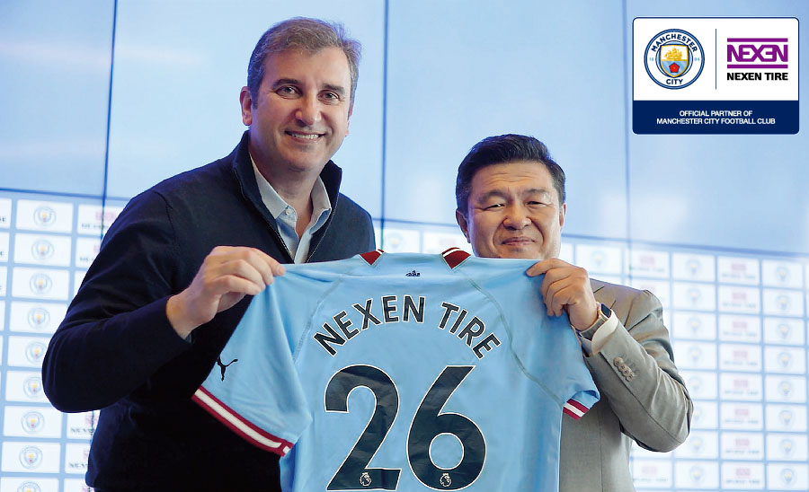 Man City extends Nexen Tire partnership