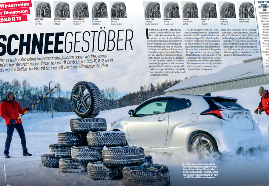 Highest Auto Bild Sportscars praise for 4 winter tyres