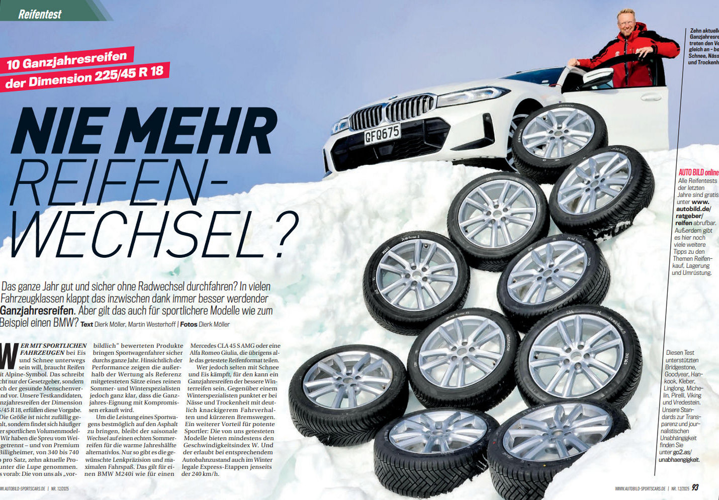 Better alternative – Auto Bild Sportscars tests all-season tyres