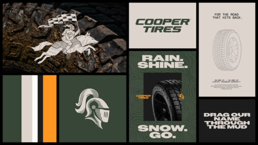 Knight riding a wolf – Cooper Tires unveils rebranding