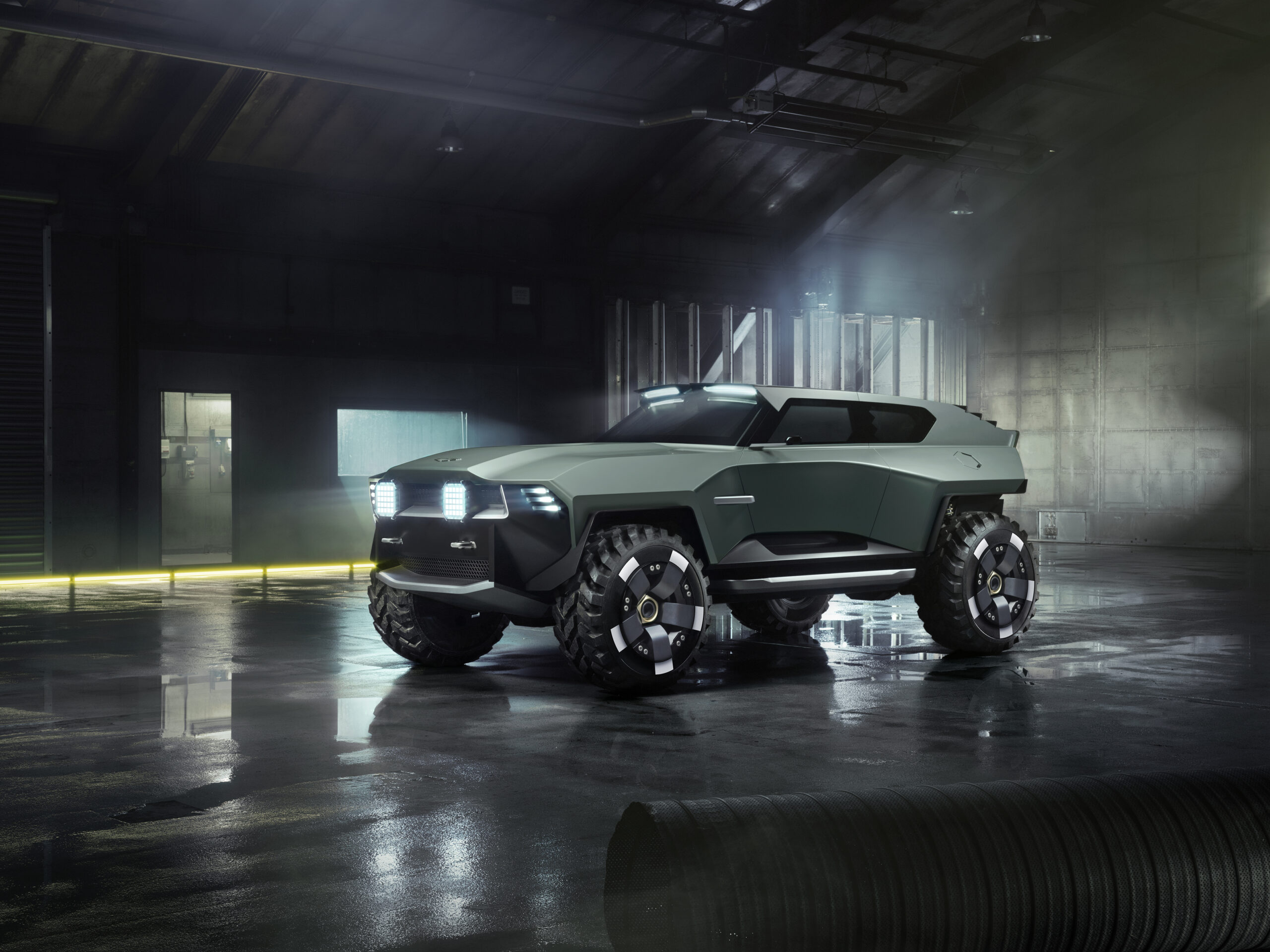 The Aston Martin Dreadnought is so gnarly it packs JCB tyres
